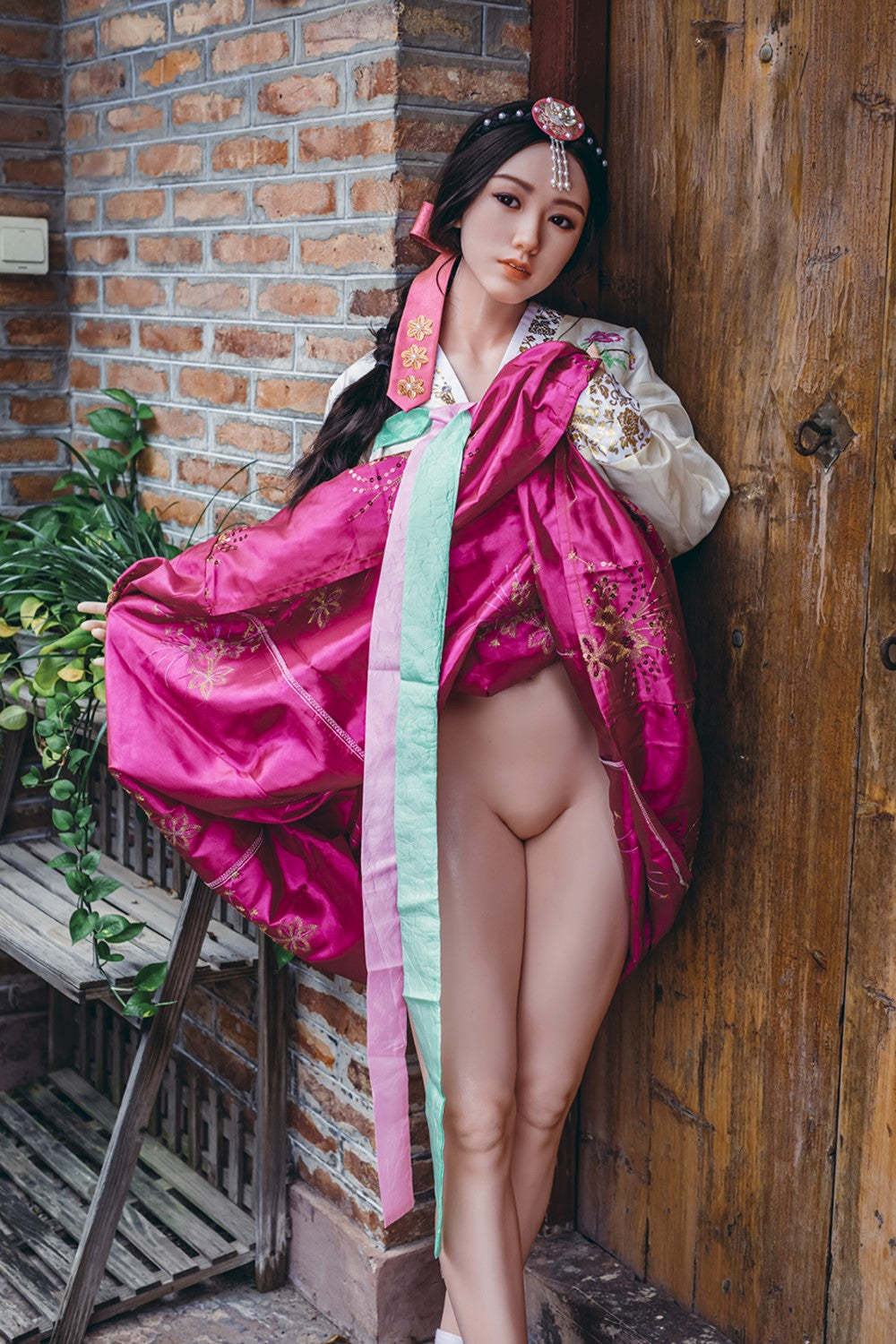 Jin bambola del sesso (Starpery Coppa G da 163 cm (TPE+silicone)