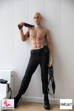 Bambola sesso maschile opaco-170 cm bambola TPE realistica con corpo muscolare