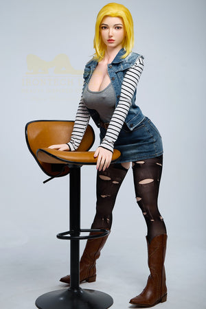 Joline Android 18 Sex Doll (Irontech Doll 159 cm G-CUP S41 Silicone)