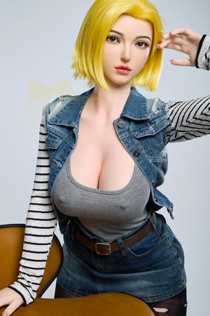 Joline Android 18 Sex Doll (Irontech Doll 159 cm G-CUP S41 Silicone)