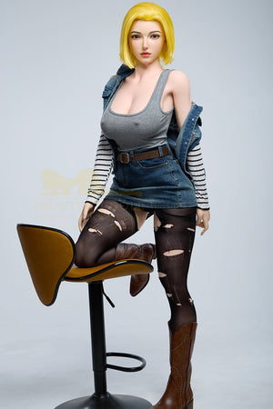 Joline Android 18 Sex Doll (Irontech Doll 159 cm G-CUP S41 Silicone)