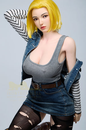 Joline Android 18 Sex Doll (Irontech Doll 159 cm G-CUP S41 Silicone)
