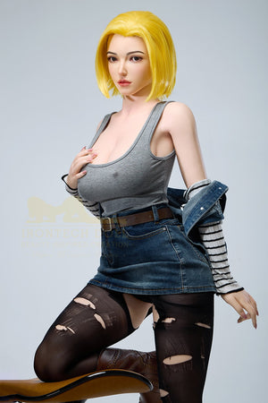 Joline Android 18 Sex Doll (Irontech Doll 159 cm G-CUP S41 Silicone)