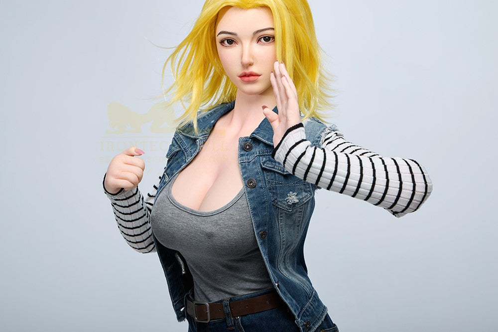 Joline Android 18 Sex Doll (Irontech Doll 159 cm G-CUP S41 Silicone)
