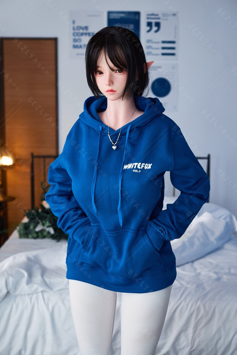 Calla bambola del sesso (Bezlya Doll Coppa F da 155 cm 2.0 TPE+silicone)