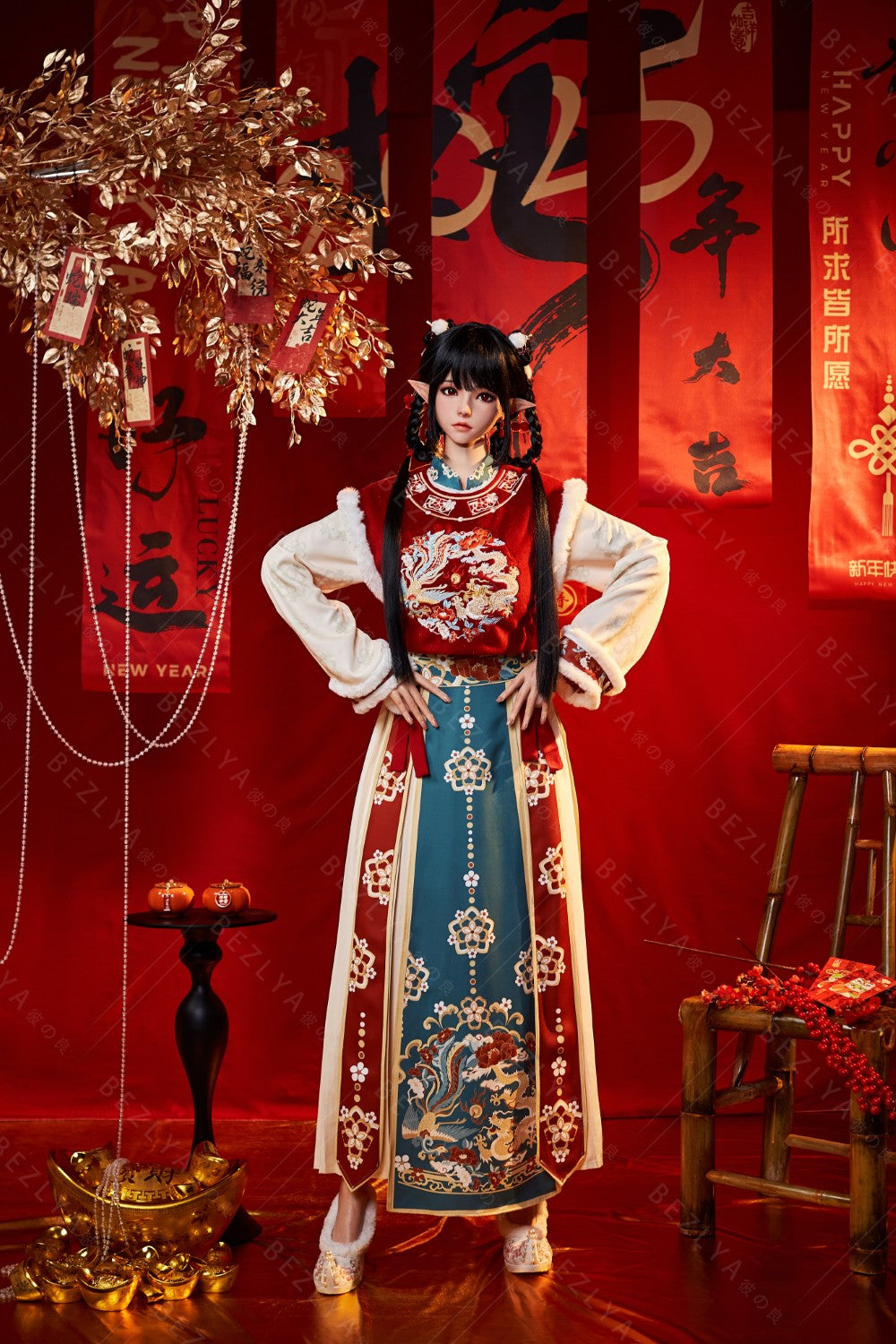 Calla bambola del sesso (Bezlya Doll 163 cm Coppa E 2.2CF Silicone)