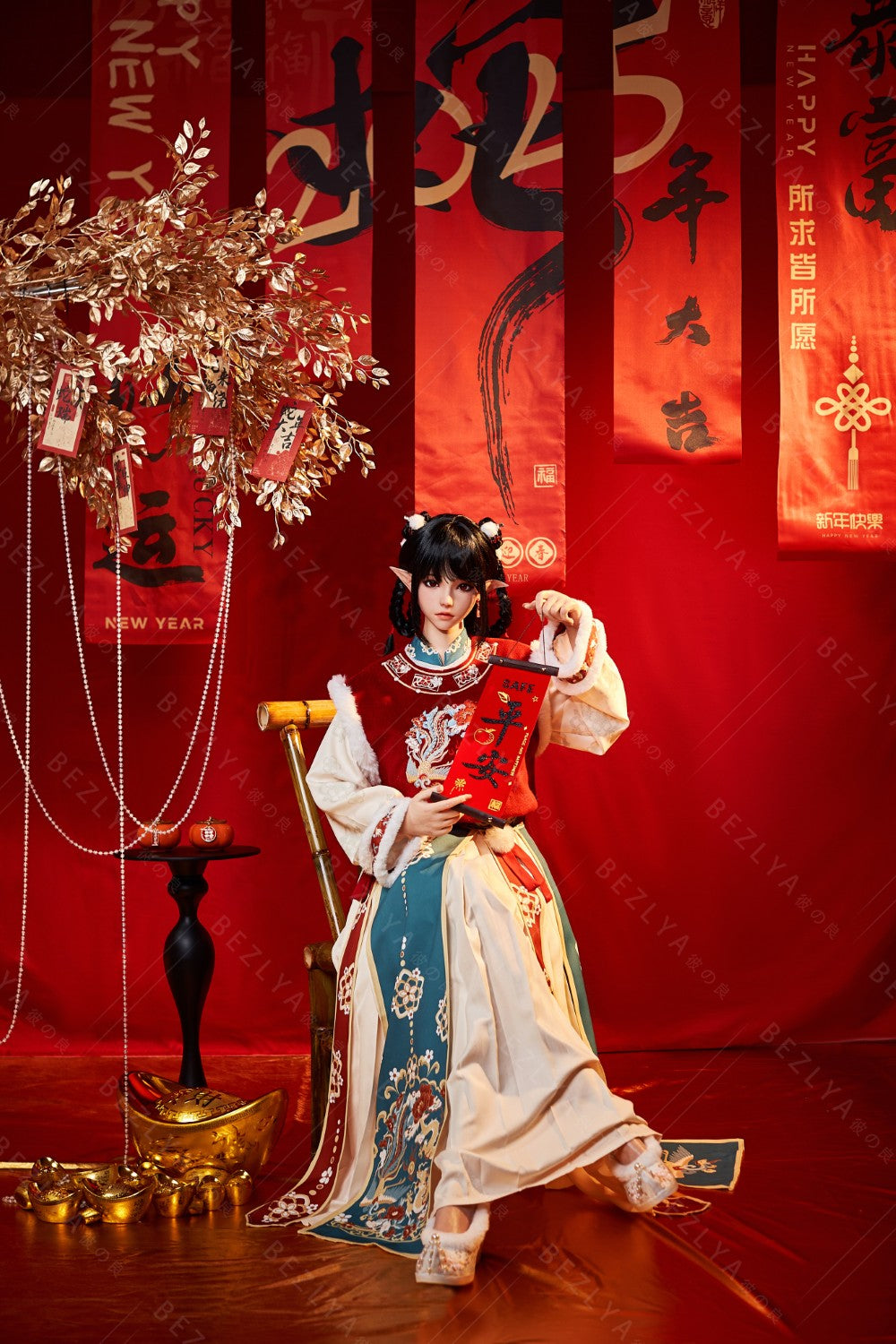 Calla bambola del sesso (Bezlya Doll 163 cm Coppa E 2.2CF Silicone)