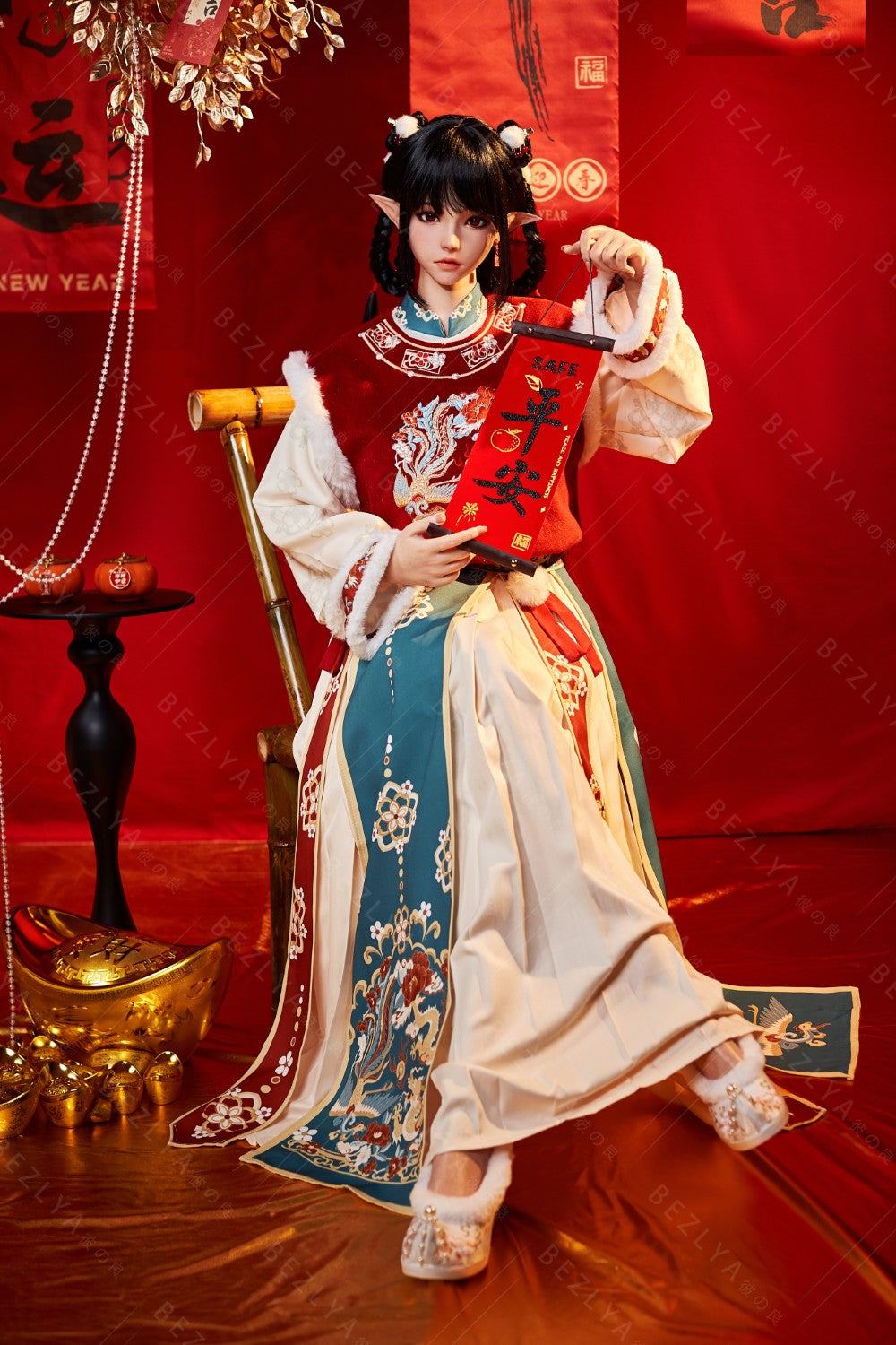 Calla bambola del sesso (Bezlya Doll 163 cm Coppa E 2.2CF Silicone)