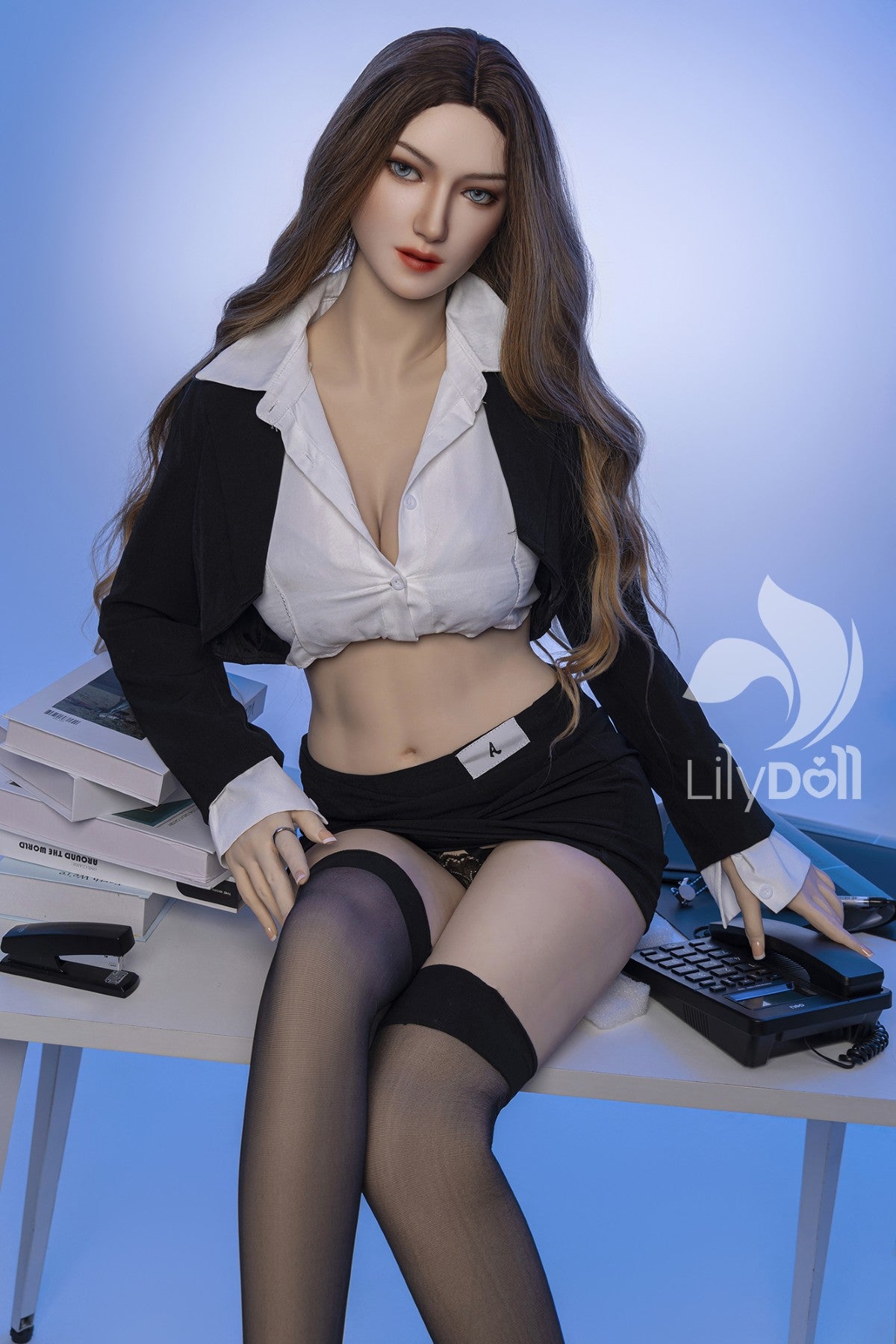 Selene-Una bambola del sesso (LilyDoll Coppa F da 168 cm #LD004 Silicone+TPE)