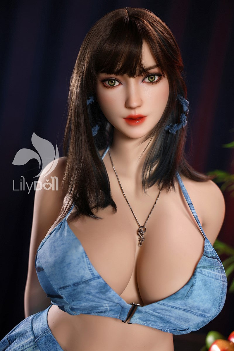 Aria‑Una bambola sessuale (LilyDoll Coppa K da 157 cm #LD010 Silicone+TPE)