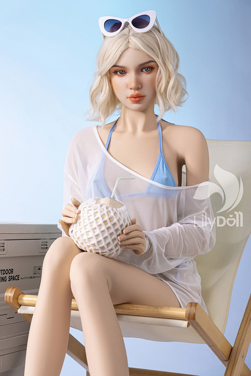 Ivy-Una bambola del sesso (LilyDoll Coppa C da 166 cm #LD016 Silicone+TPE)