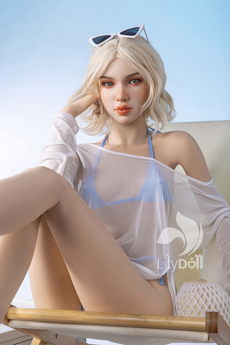 Ivy-Una bambola del sesso (LilyDoll Coppa C da 166 cm #LD016 Silicone+TPE)