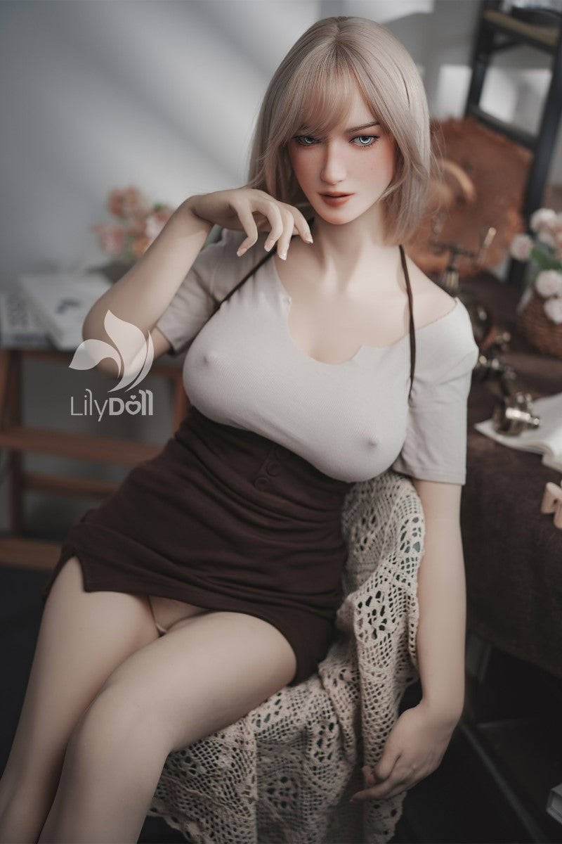 Bambola del sesso Selene-B (LilyDoll Coppa F da 168 cm #LD015 Silicone+TPE)