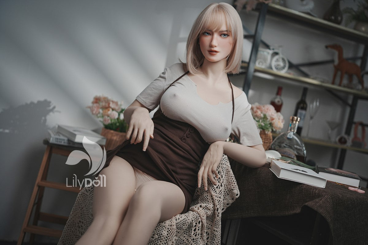 Bambola del sesso Selene-B (LilyDoll Coppa F da 168 cm #LD015 Silicone+TPE)