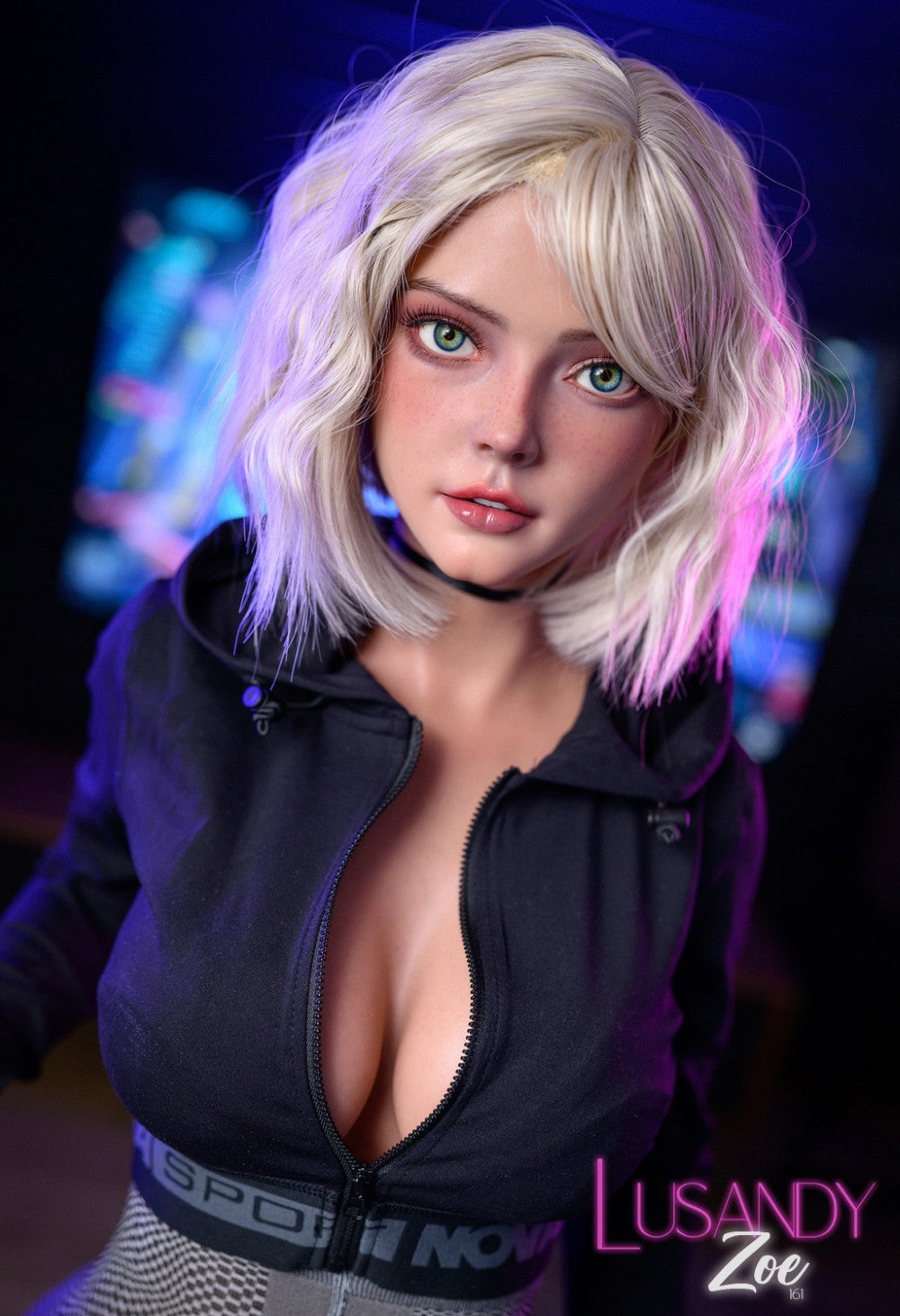 Zoe bambola del sesso (Lusandy Doll 161 cm Coppa D in silicone)