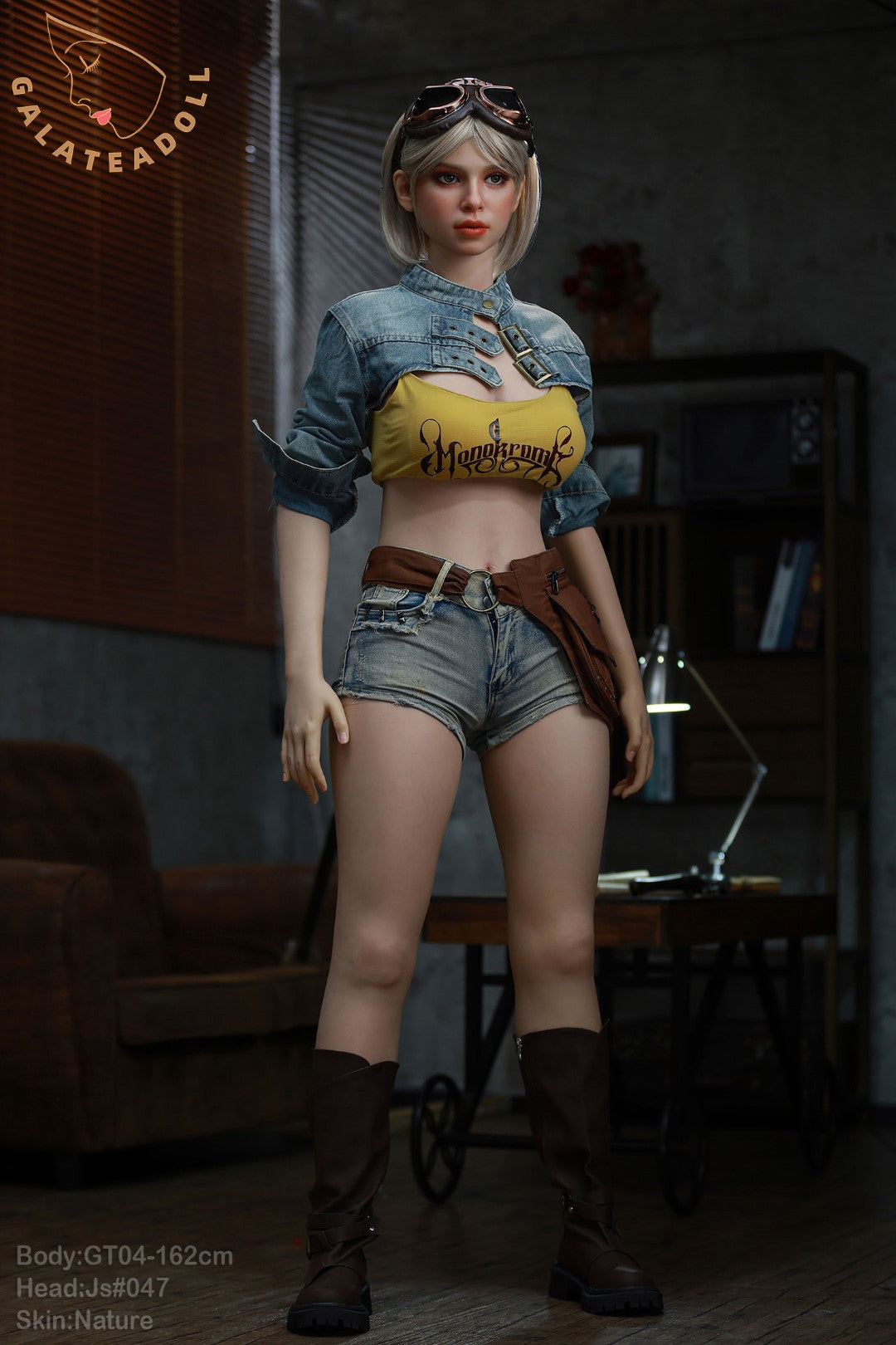 Emma bambola del sesso (Galatea Doll Coppa C da 162 cm n. 047 in silicone)