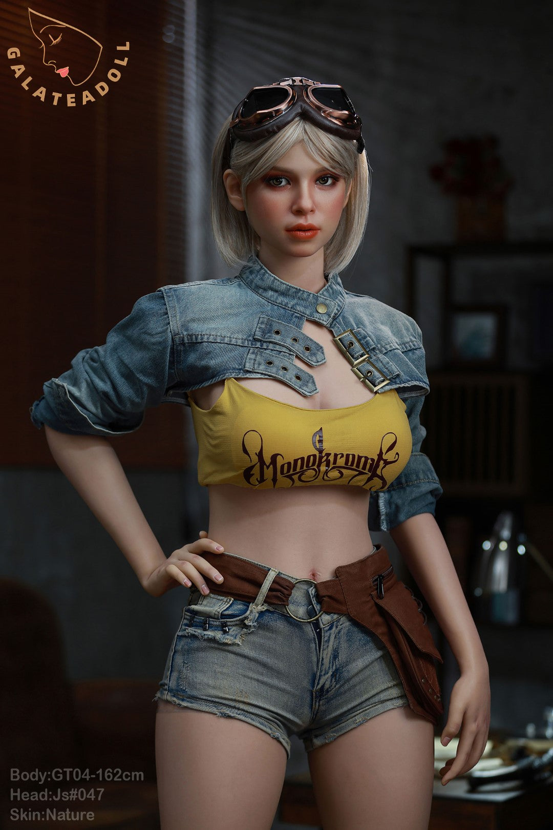 Emma bambola del sesso (Galatea Doll Coppa C da 162 cm n. 047 in silicone)