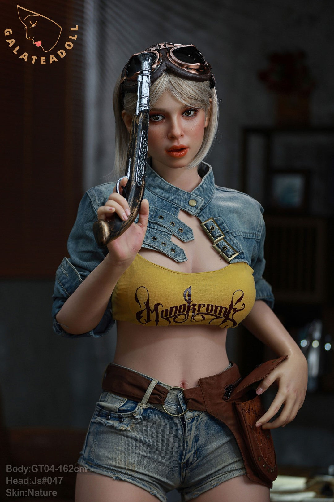 Emma bambola del sesso (Galatea Doll Coppa C da 162 cm n. 047 in silicone)