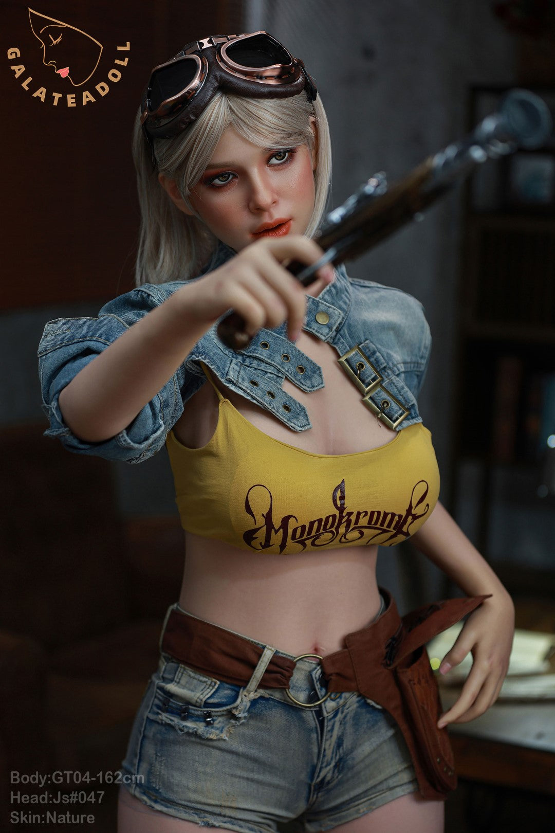 Emma bambola del sesso (Galatea Doll Coppa C da 162 cm n. 047 in silicone)