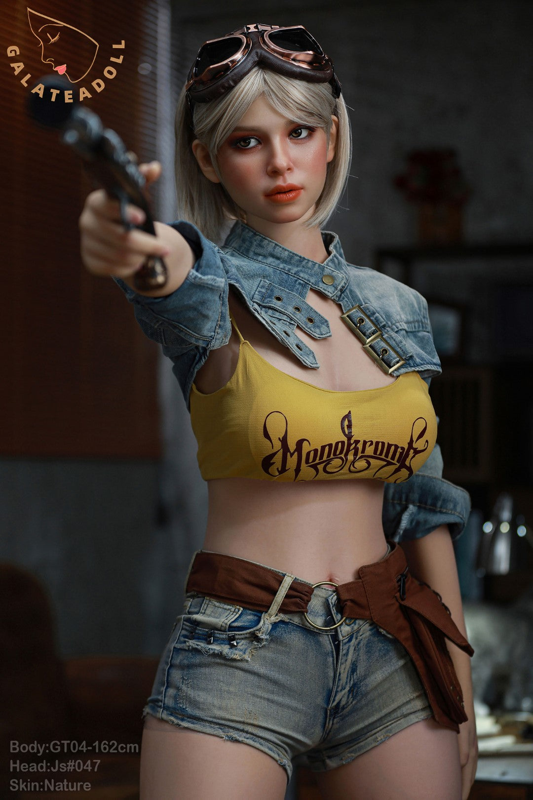 Emma bambola del sesso (Galatea Doll Coppa C da 162 cm n. 047 in silicone)