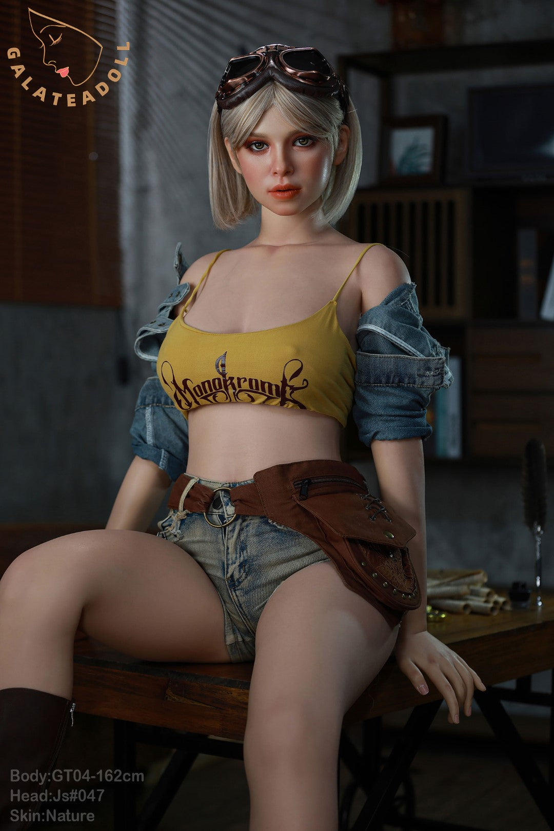 Emma bambola del sesso (Galatea Doll Coppa C da 162 cm n. 047 in silicone)