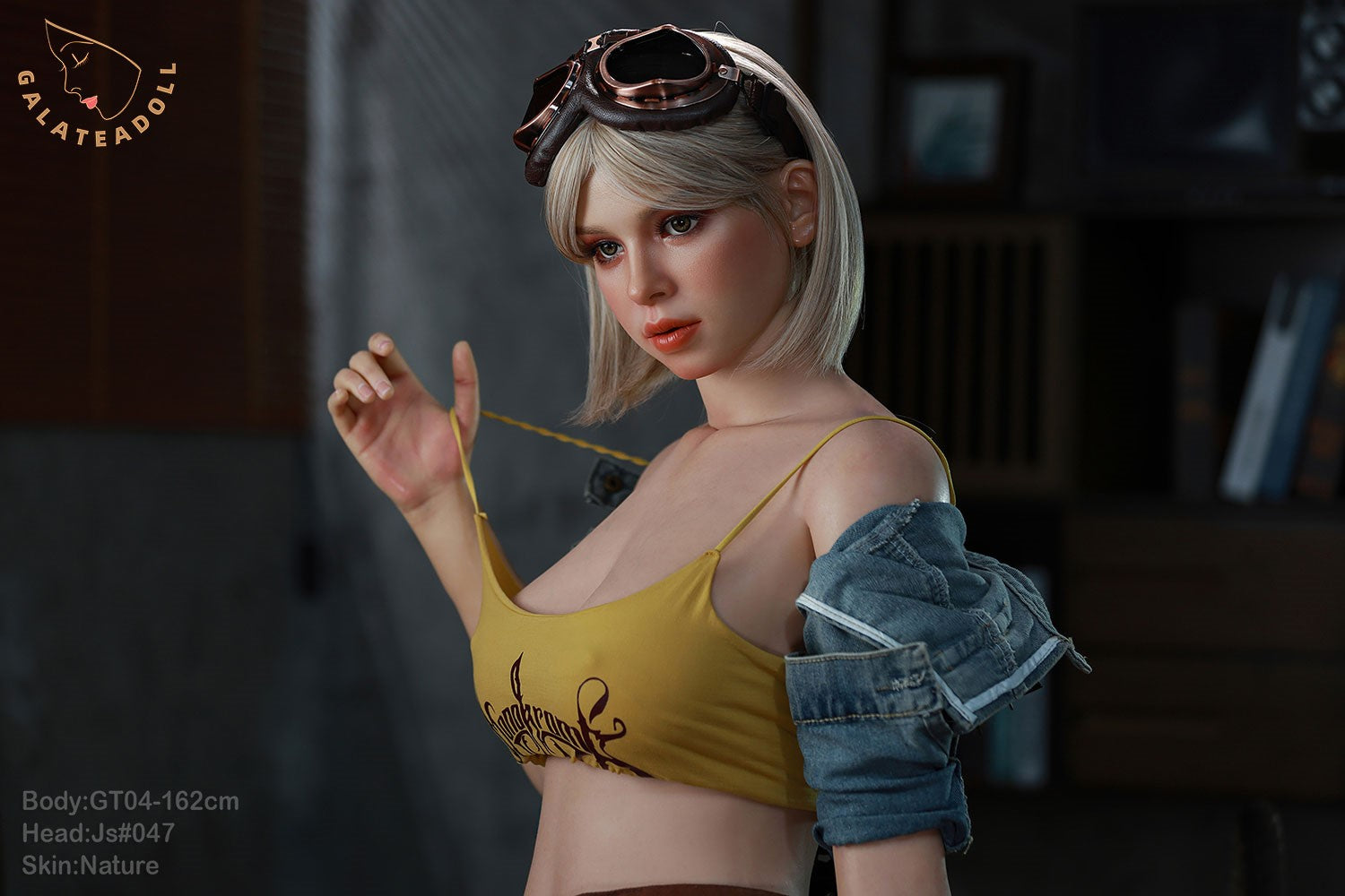 Emma bambola del sesso (Galatea Doll Coppa C da 162 cm n. 047 in silicone)