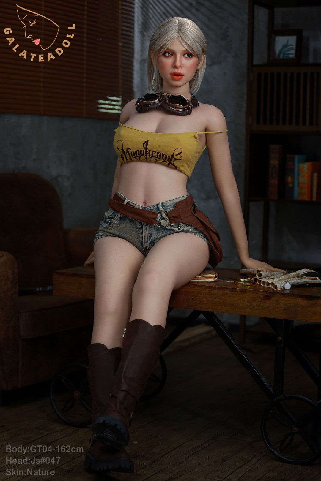 Emma bambola del sesso (Galatea Doll Coppa C da 162 cm n. 047 in silicone)