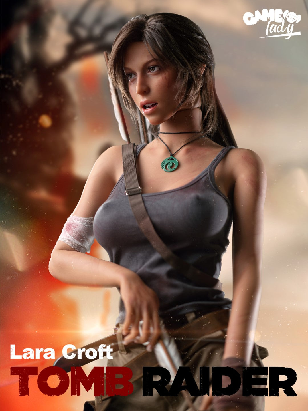 Lara Croft Sex Doll (Game Lady 166 cm E-CUP n. 20 Silicone)