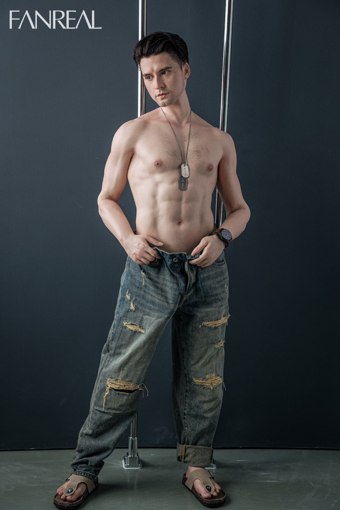 Henry bambola del sesso maschile (FanReal Doll 173 cm Silicone)