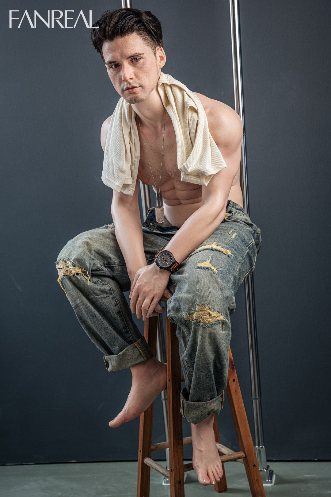 Henry bambola del sesso maschile (FanReal Doll 173 cm Silicone)