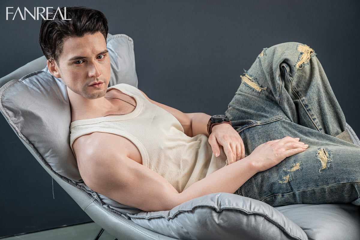 Henry bambola del sesso maschile (FanReal Doll 173 cm Silicone)