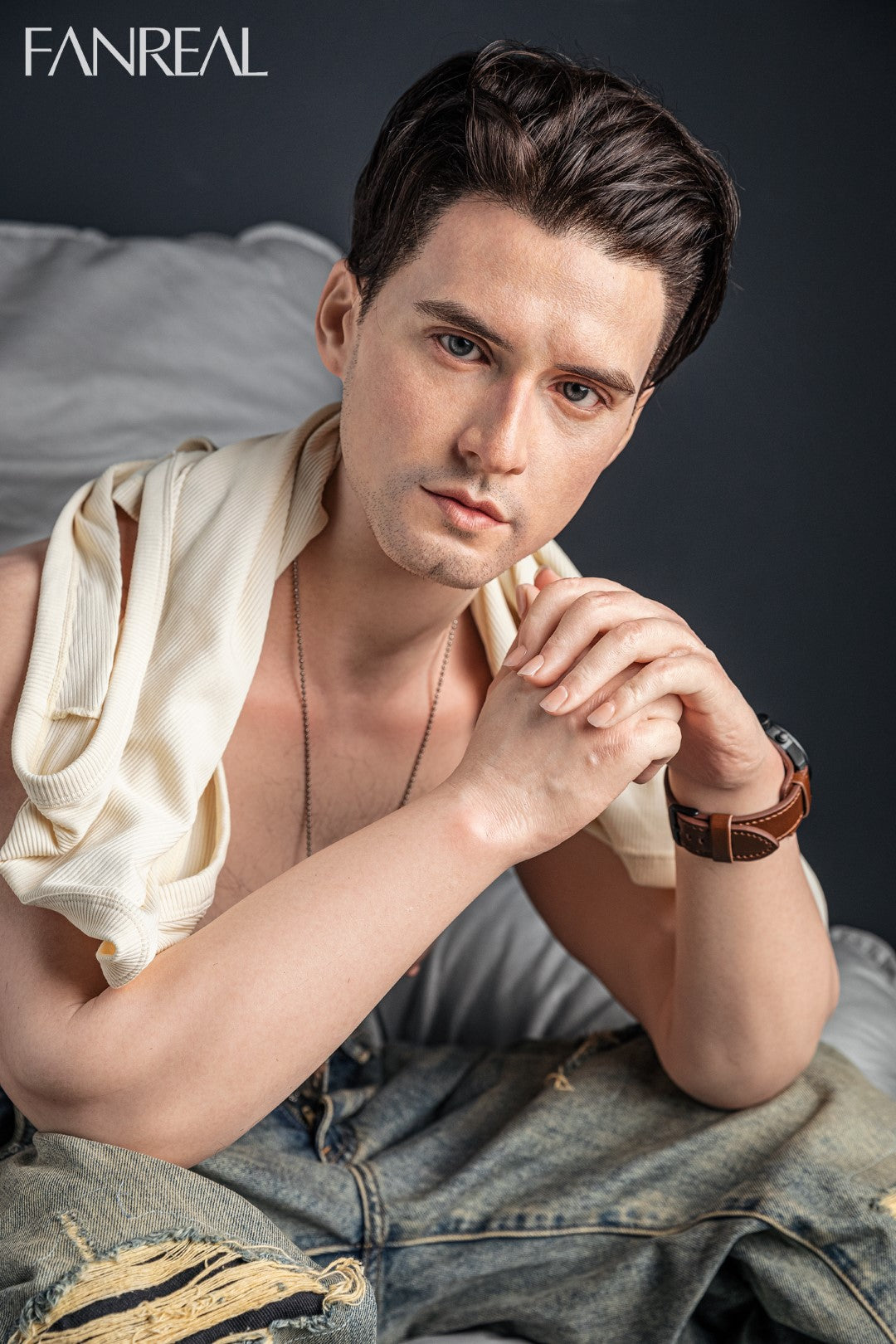 Henry bambola del sesso maschile (FanReal Doll 173 cm Silicone)