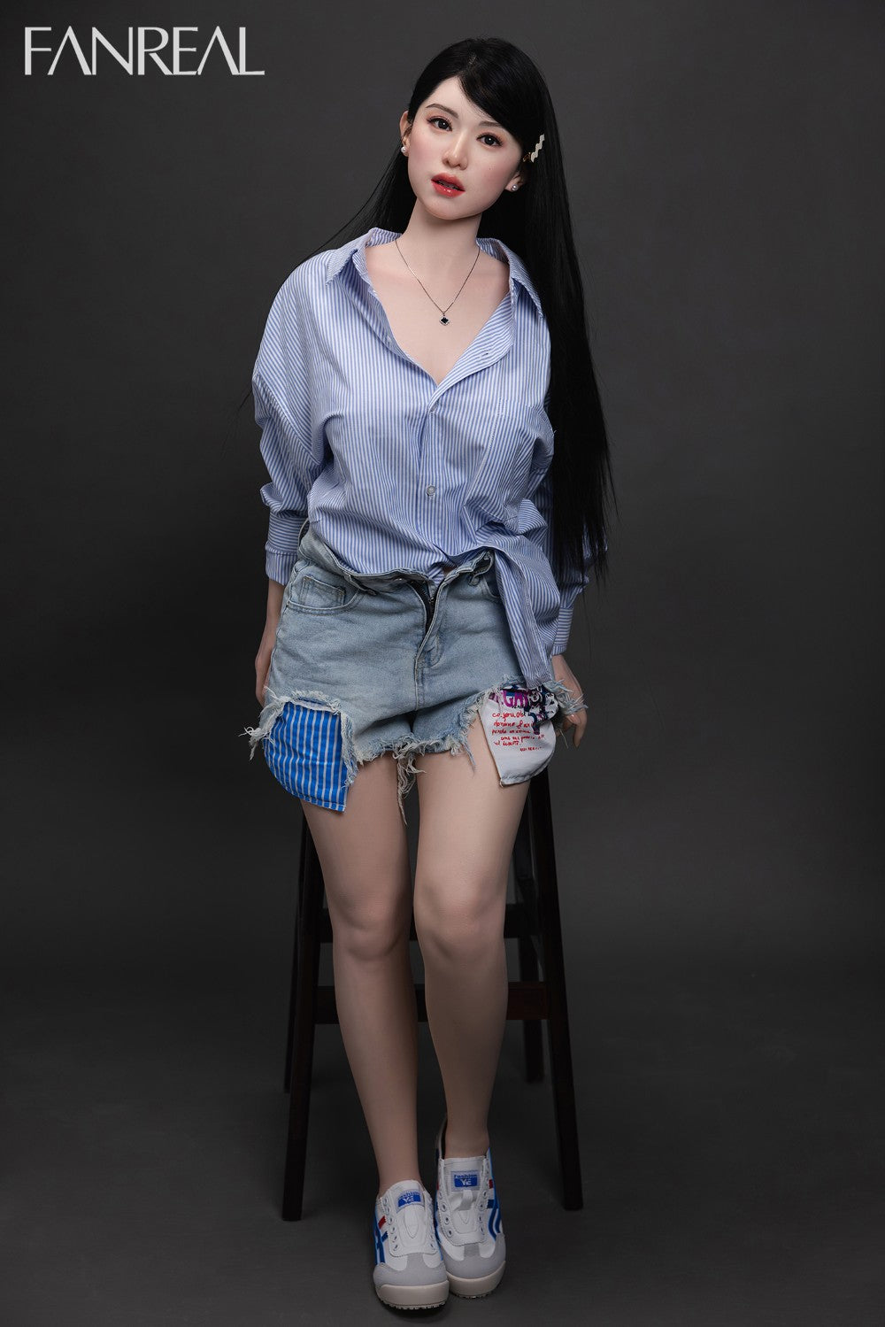 Kimmy bambola del sesso (FanReal Doll Coppa F da 155 cm RST Silicone)