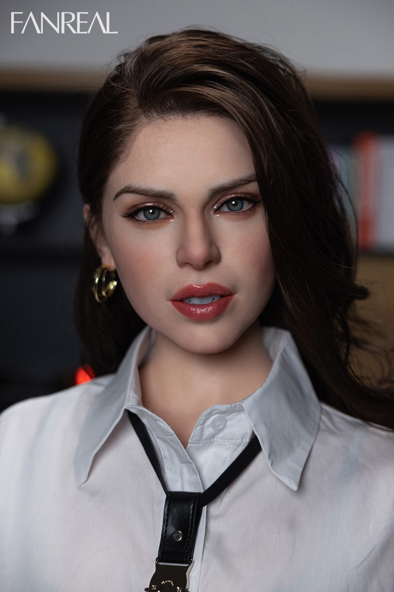 Gina bambola del sesso (FanReal Doll 170 cm Coppa D in silicone)