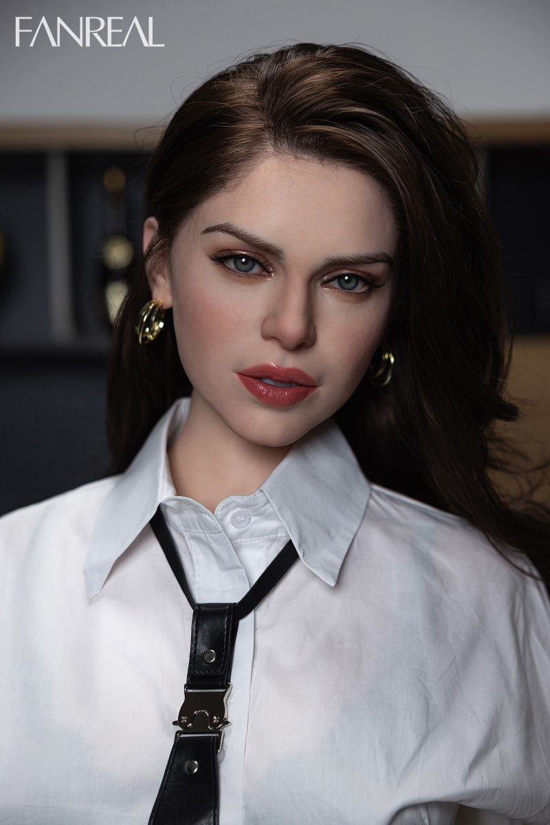 Gina bambola del sesso (FanReal Doll 170 cm Coppa D in silicone)