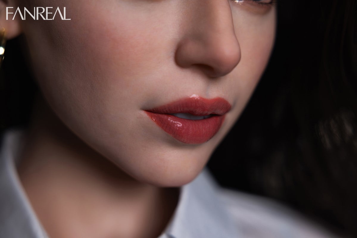 Gina bambola del sesso (FanReal Doll 170 cm Coppa D in silicone)