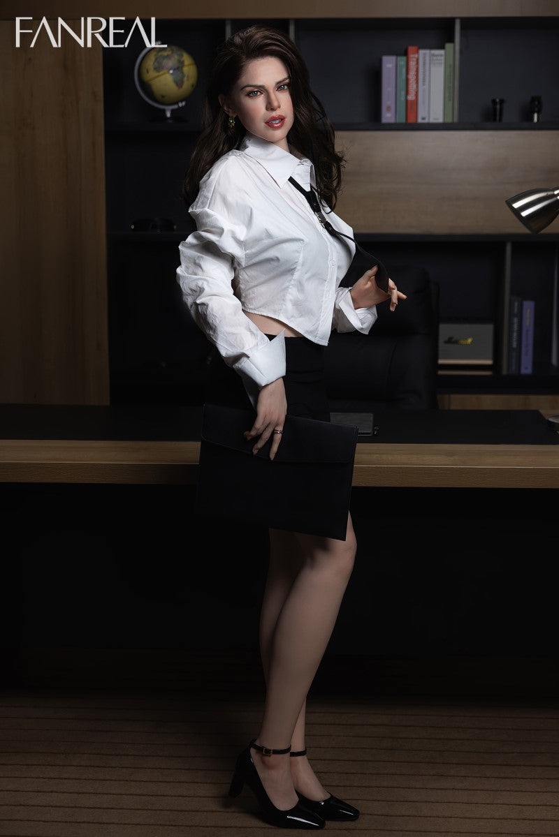 Gina bambola del sesso (FanReal Doll 170 cm Coppa D in silicone)