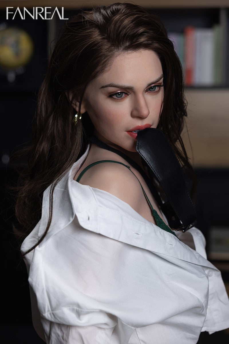 Gina bambola del sesso (FanReal Doll 170 cm Coppa D in silicone)