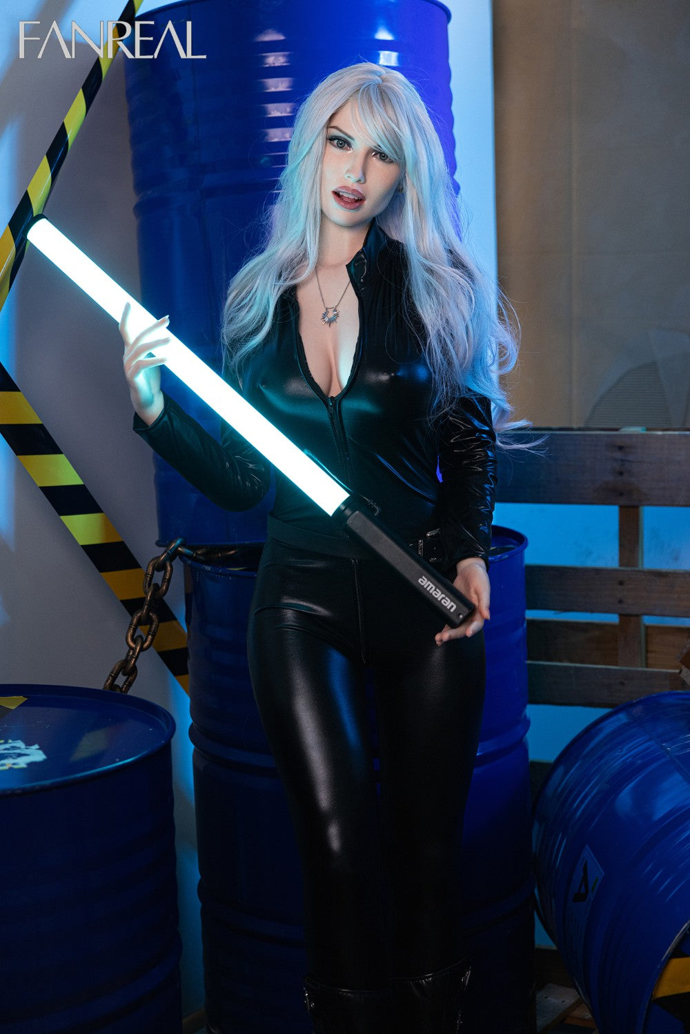 Kelly bambola del sesso (FanReal Doll Coppa F da 168 cm in silicone)