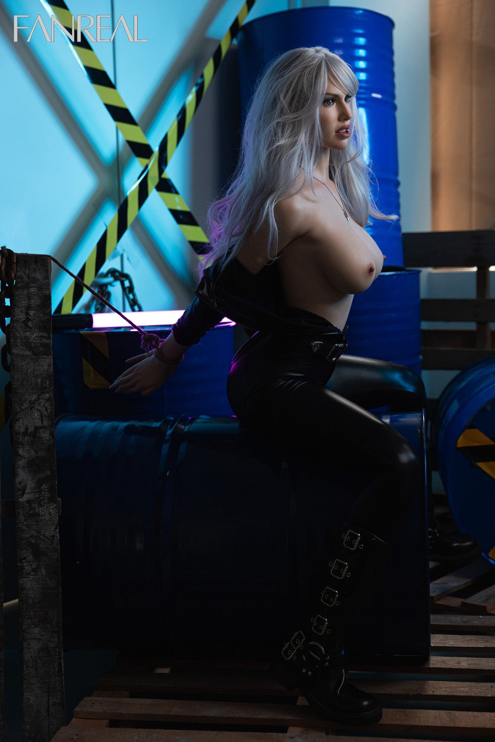 Kelly bambola del sesso (FanReal Doll Coppa F da 168 cm in silicone)