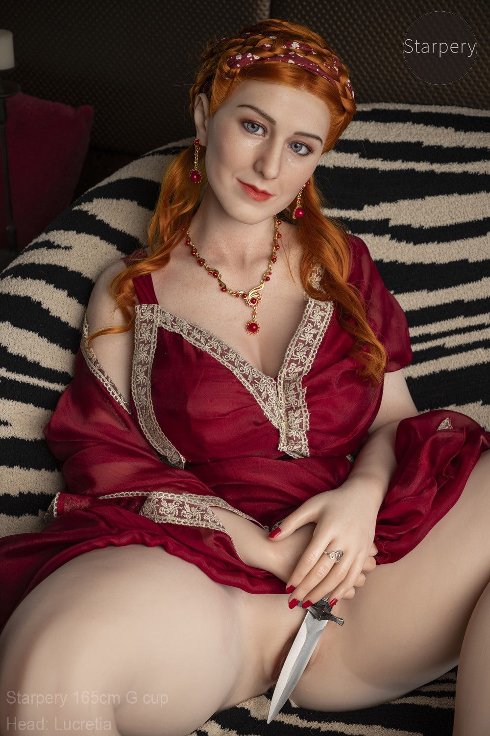 Lucrezia bambola del sesso (Starpery Coppa G da 165 cm (TPE+silicone)