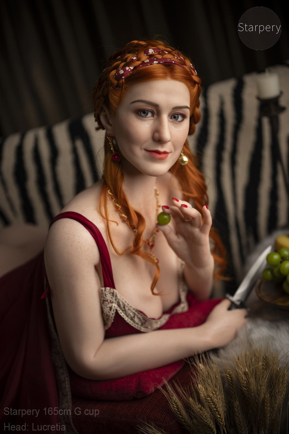 Lucrezia bambola del sesso (Starpery Coppa G da 165 cm (TPE+silicone)