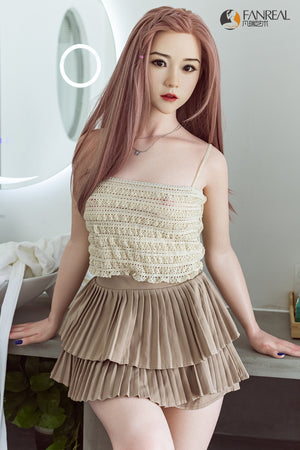 Qian Sex Doll (FanReal Doll Silicone B-Cup da 158 cm)