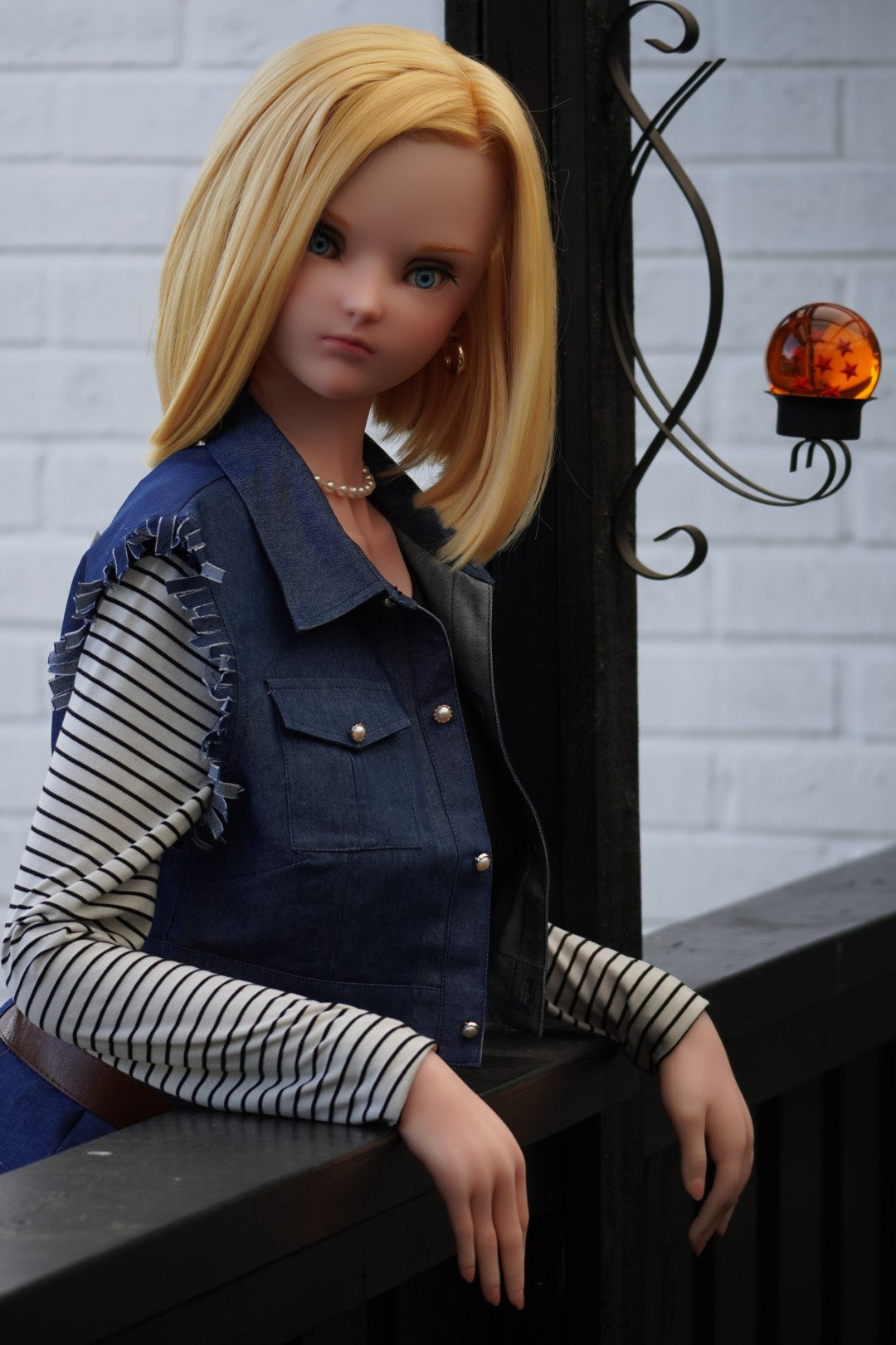 Lazuli Android 18 bambola del sesso (Irokebijin Coppa F in silicone da 147 cm)