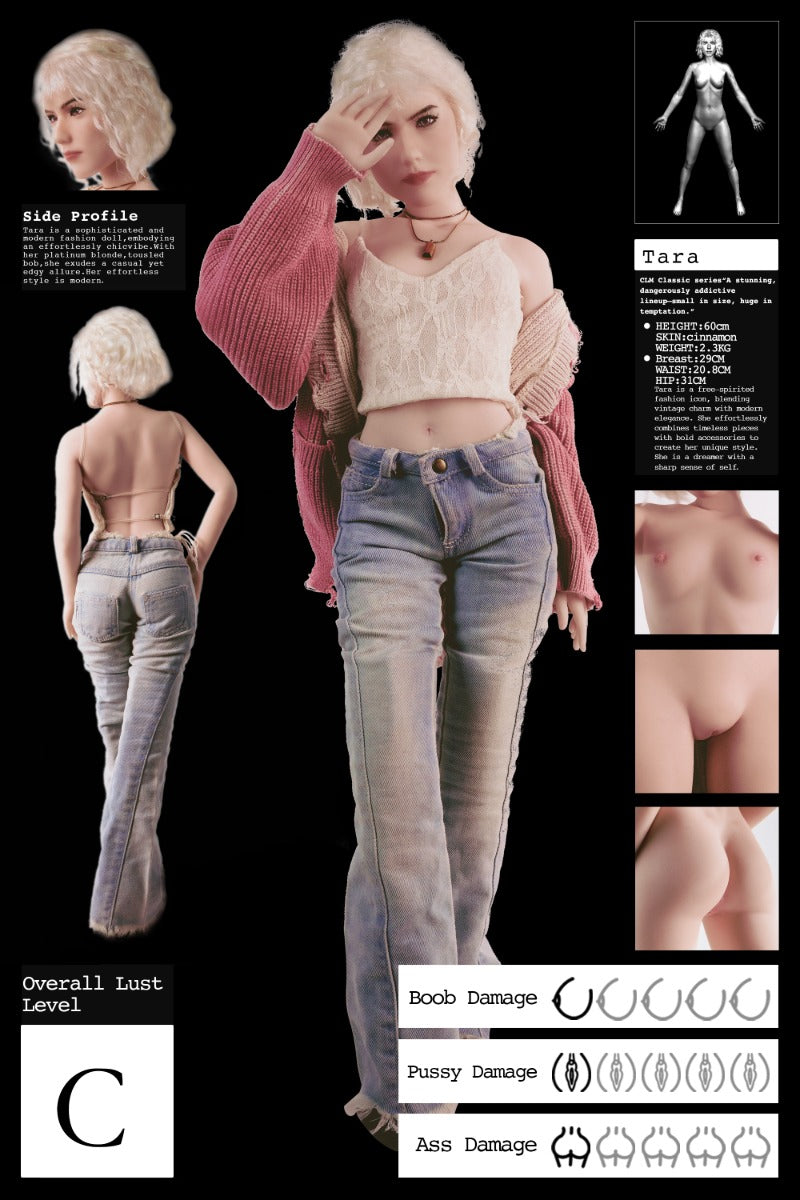 Tara bambola del sesso (Climax Doll Mini tazza S da 60 cm in silicone)