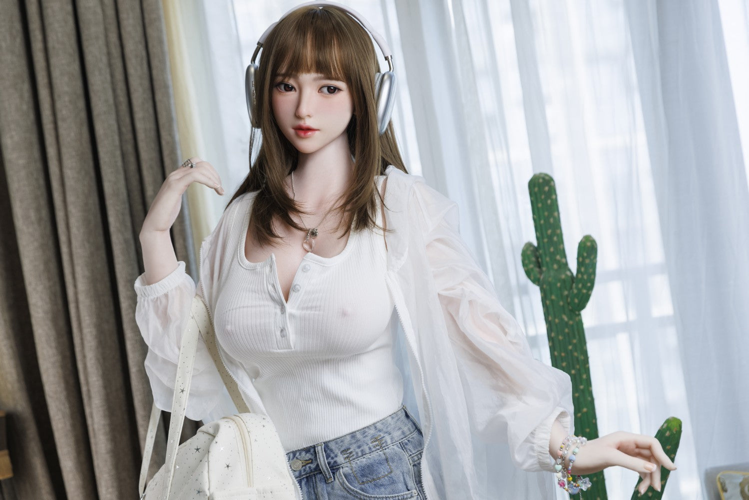 Maki Sexdocka (Starpery 171cm D-kupa TPE+Silikon)