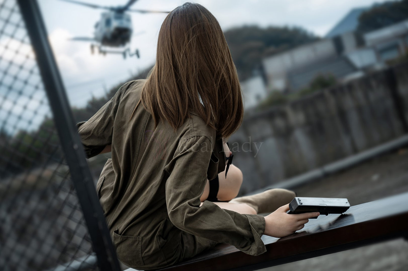 Catlin bambola del sesso (Real Lady 170 cm Coppa C S23 Silicone)