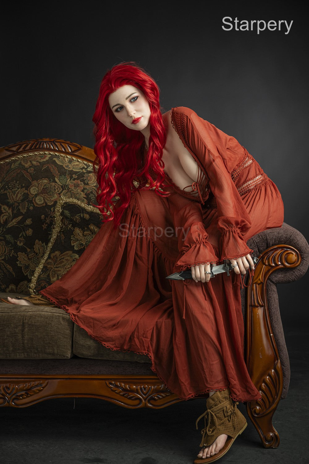 Eva bambola del sesso (Starpery 171 cm Coppa D (TPE+silicone)