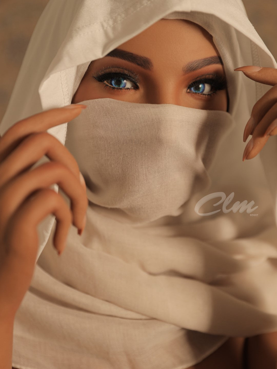 Mouna bambola del sesso (Climax Doll Coppa E ultra 159 cm in silicone)