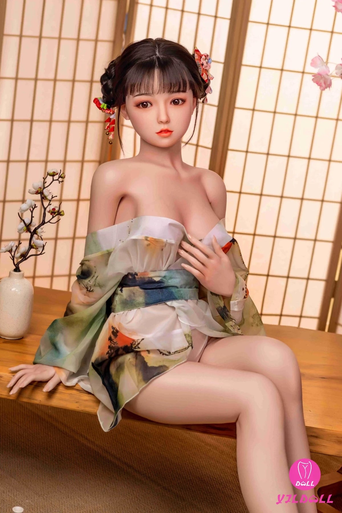 Anya bambola del sesso (YJL Doll Coppa C da 148 cm n. 339 TPE+silicone)
